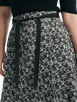 Rose Jacquard Pleated Women Mamianqun With Bottomed Skirt GOELIA