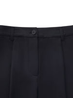 [Preview] Elastic Back Waist Women Tapered Cropped Pants GOELIA