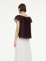 Convertible Ruffle Neck Women Top GOELIA