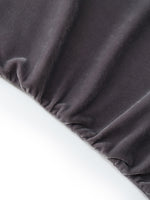 Velvet Stretch Women Mock Neck Top GOELIA