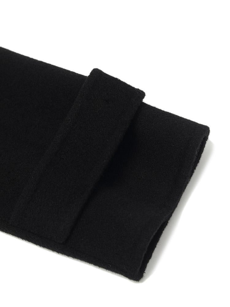 Wool And Cashmere Double-Breasted Lapel Coat GOELIA