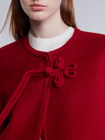 [Preview] Cashmere Wool Double-Faced Women Cropped Coat GOELIA