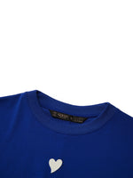 Asymmetrical Hem Heart Decorated Women T-Shirt GOELIA