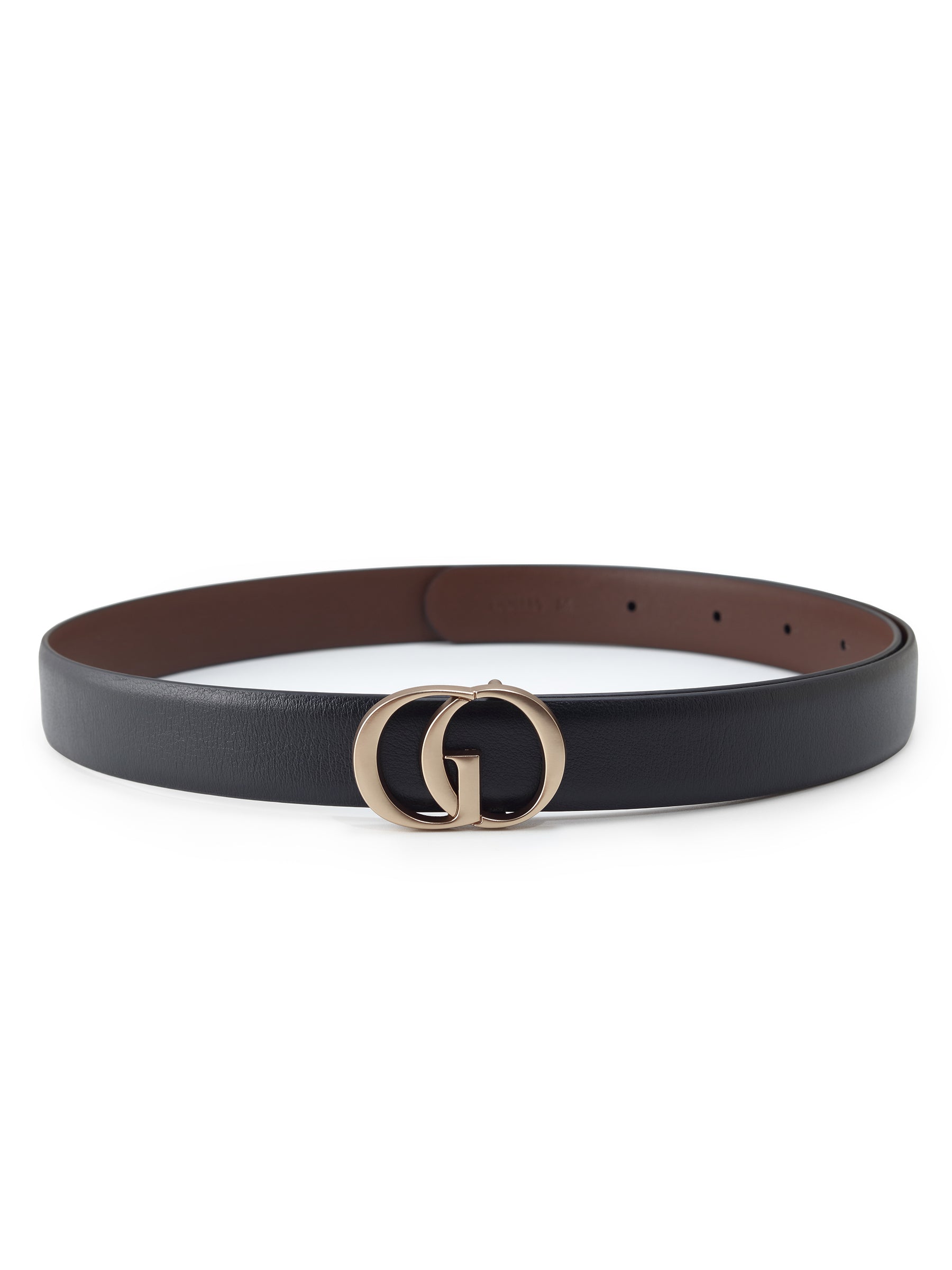 GO Letter Women Leather Belt Middle Size GOELIA