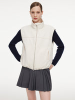 [Preview] Stand Collar Padded Women Zip-Up Vest GOELIA