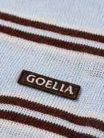 [Preview] Navy Combo Stripe Women Cardigan GOELIA