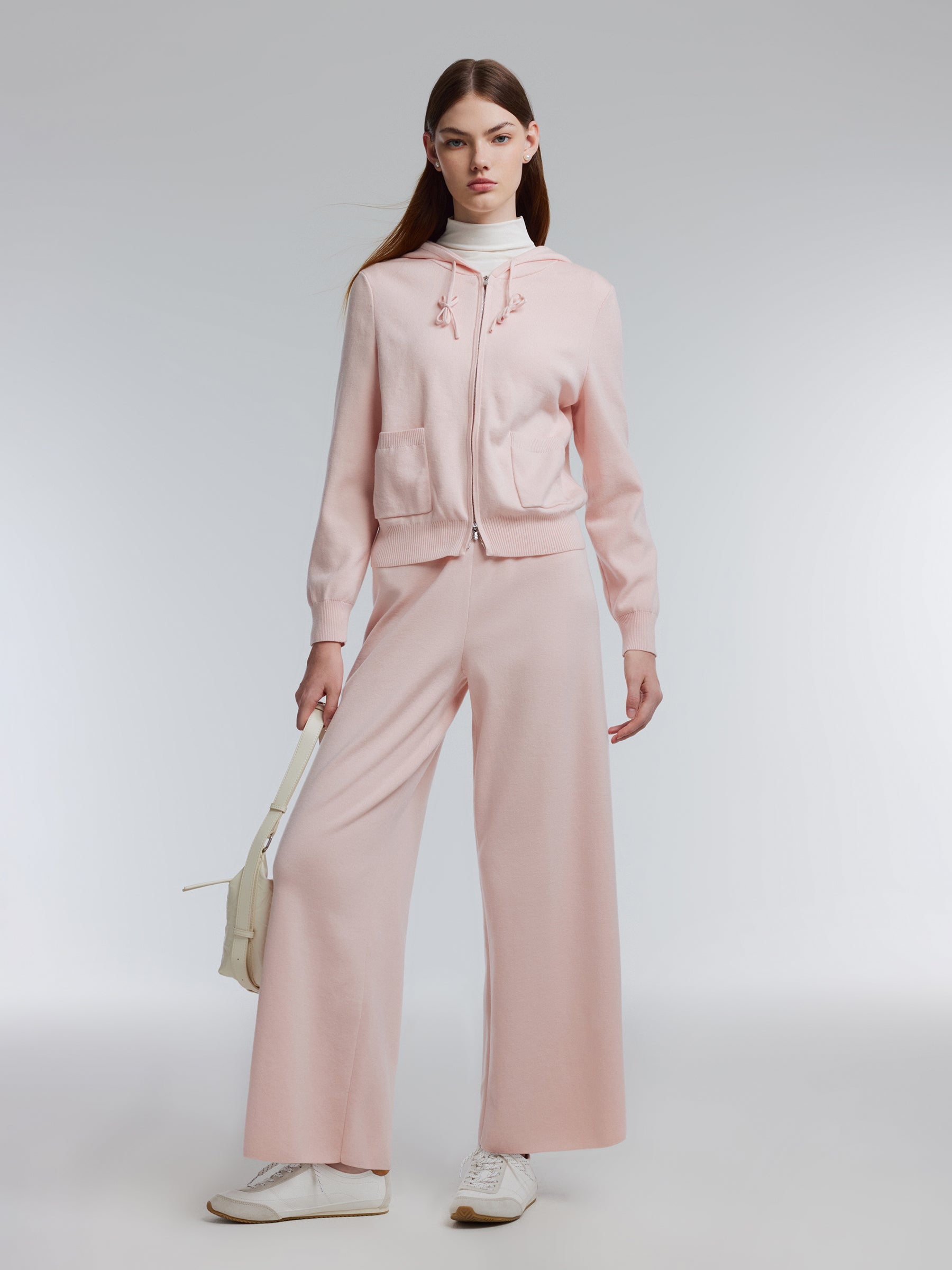 [Preview] Lyocell Wool Blend Hoodie And Pants Two-Piece Set GOELIA