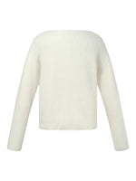 [Preview] 100% Brushed Wool Boat Neck Women Sweater GOELIA