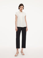 [Preview] 22MM Mulberry Silk Women Shirt With Silk Scarf GOELIA