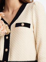 Classic Jacquard Cardigan And Skirt Two-Piece Set GOELIA