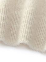 100% Cashmere Sequins Women Knit Top GOELIA