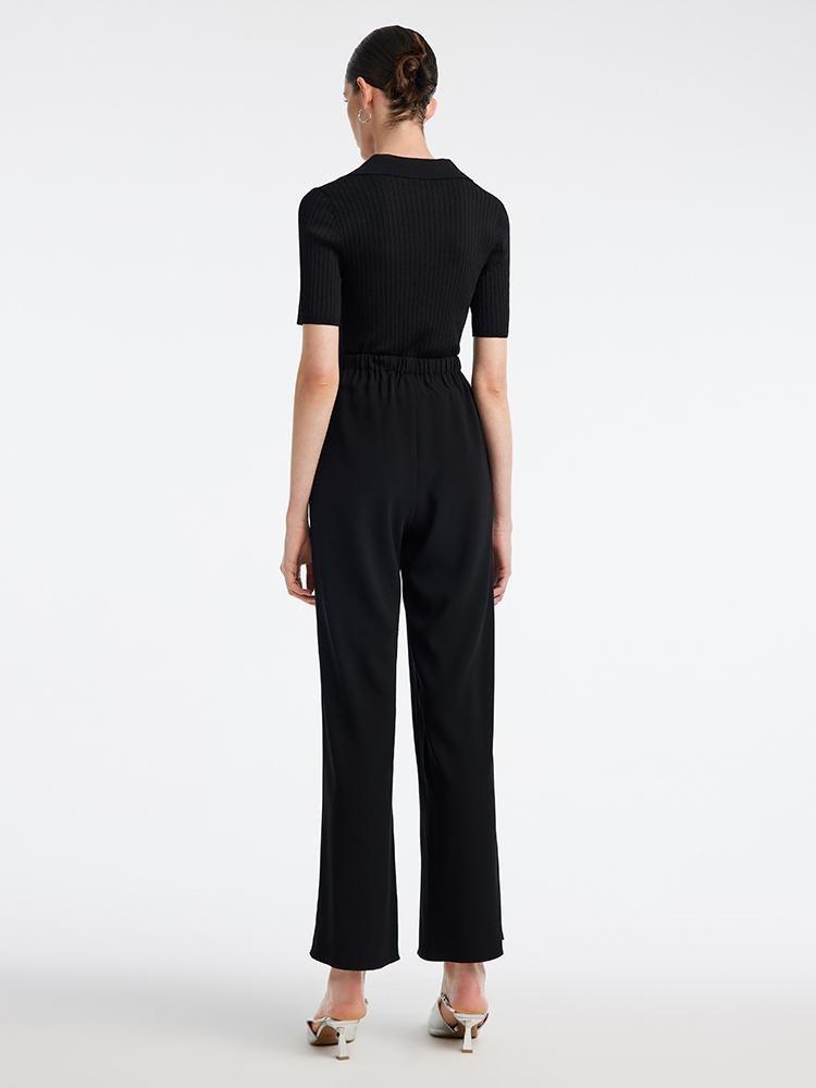 Triacetate Ankle-length Straight Full Length Pants GOELIA