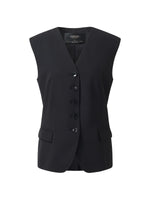 Stretch V-Neck Women Single-Breasted Vest GOELIA