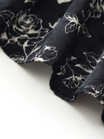Floral Print Gathered Waist Women Maxi Dress GOELIA