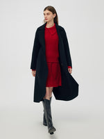 Wool Cashmere Women Belted Overcoat GOELIA