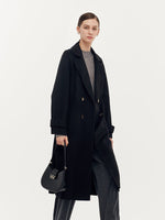 Cashmere And Wool Unisex Wrap Coat GOELIA