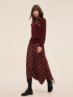 100% Wool Letter Embroidered Women Cardigan GOELIA