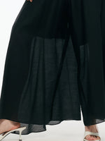 Tencel Blend Elastic Waist Women Culottes GOELIA
