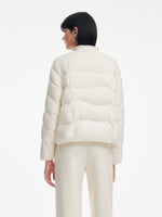 [Preview] Knit Collar Cropped Goose Down Jacket GOELIA