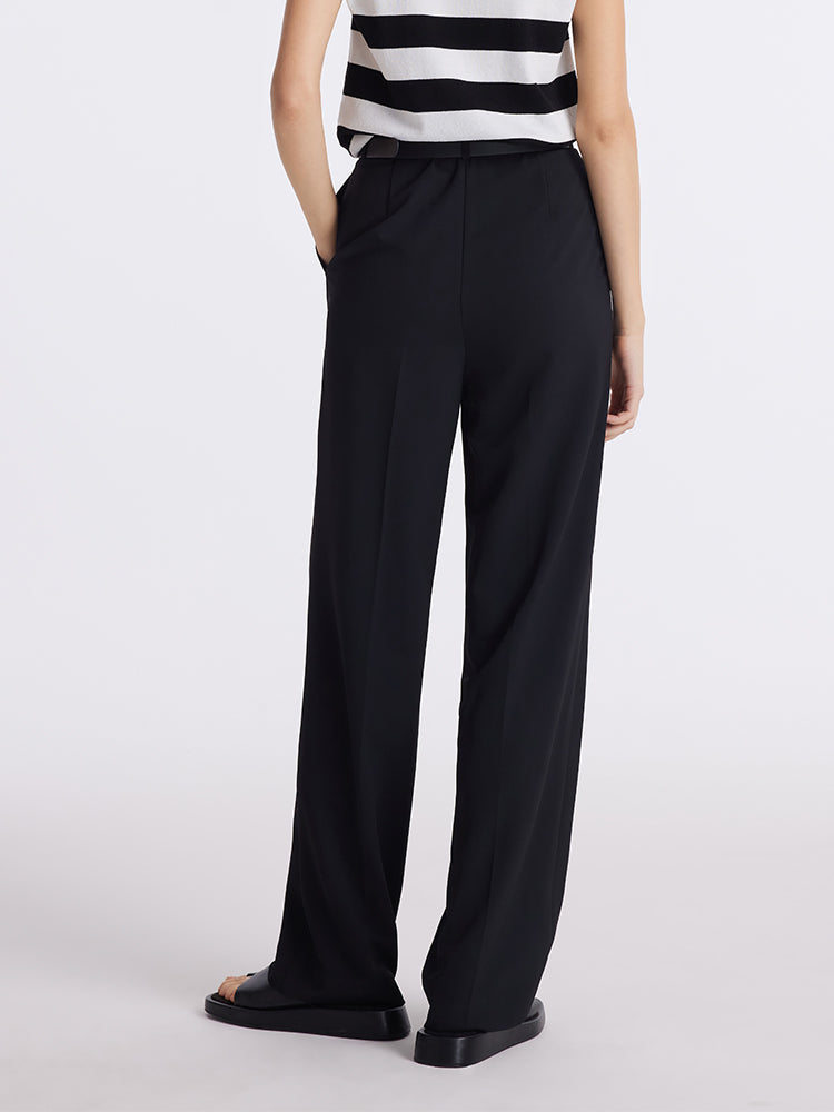 belted pants women