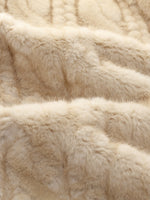 Eco-friendly Faux Fur Textured Women Coat GOELIA