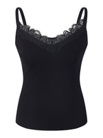 Triacetate Lyocell Blend Lace Trim Women Camisole GOELIA