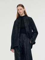 18 Momme Xiang Yun Silk Quilted Unisex Jacket GOELIA