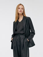 Xiang Yun Silk One-Button Unisex Blazer GOELIA