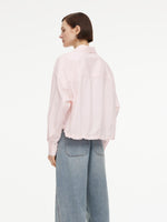 100% Cotton 3D Rose Women Loose Fit Shirt GOELIA