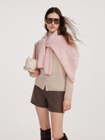 100% Cashmere Reversible Women Cardigan GOELIA