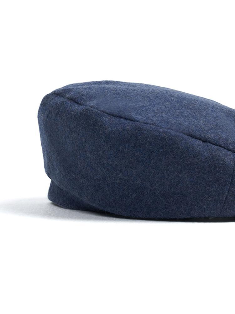 Navy Classic Beret GOELIA