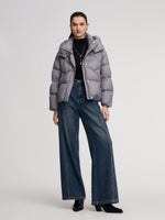 Lightweight Windproof Hooded Goose Down Jacket GOELIA