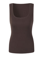 Square Neck Women Knit Tank Top GOELIA