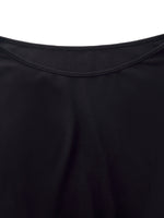 Adjustable Hem Knit Top And Mesh Pleated Skirt Two-Piece Set GOELIA