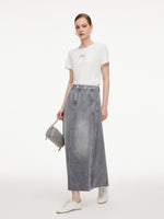 [Preview] Bowknot Print Gathered Waist Women T-Shirt GOELIA