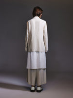 100% Linen Loose Fit X-Line Unisex Blazer GOELIA