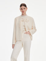 [Preview] Cashmere Wool Double-Faced Women Cropped Coat GOELIA