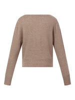 [Preview] 100% Cashmere Boat Neck Women Sweater GOELIA