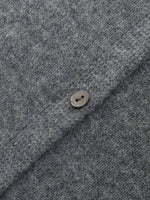 100% Cashmere Seamless Contrast Trim Women Cardigan GOELIA