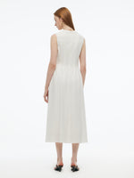 100% Acetate Faux Two-Piece Women Vest Maxi Dress GOELIA