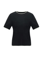 Pure Wool Short-Sleeved Pullover GOELIA