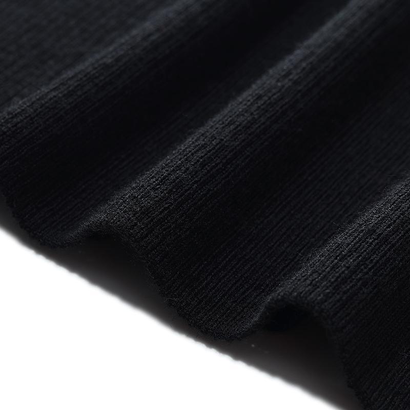 Detachable Sleeve Woolen Round Neck Sweater GOELIA