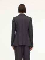 Mock-Layered Slim Fit Women Tailored Blazer GOELIA