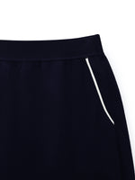 Tencel Blend Mock Layered Knit Top And Skirt Two-Piece Set GOELIA