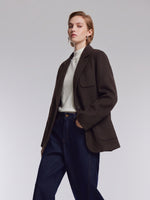 [Preview] 100% Wool Double-Faced Women Blazer GOELIA