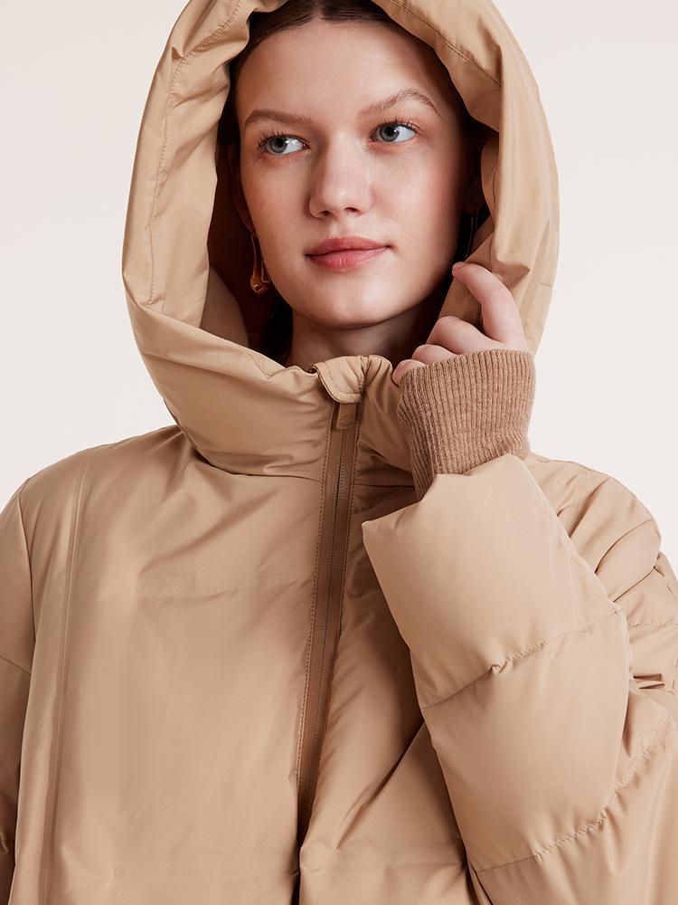Cocoon Shape Oversized Mid-Length Goose Down Garment GOELIA