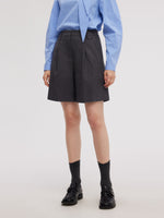 Wool Blend Women A-Line Shorts GOELIA