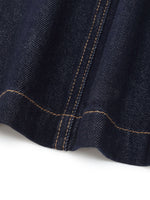 100% Cotton Denim Women A-Line Skirt GOELIA