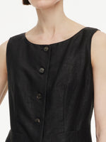 18MM Gambiered Canton Gauze Women H-Line Vest GOELIA