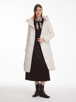 [Preview] Stretchy Vest And Dress Two-Piece Set With Silk & Belt GOELIA